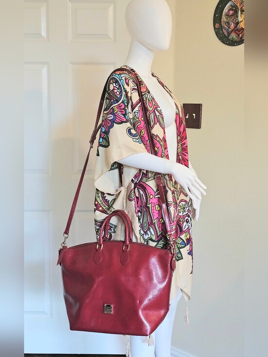 Dooney & Bourke Handbags - Dooney & Bourke Red Leather Handbag